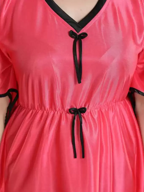 Women Nighty Pink