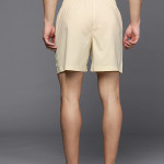 Men Yellow Solid Swim Shorts