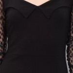 Women Sheath Black Dress