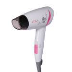 Unisex VHDH-18 Go-Style 1200 Hair Dryer - White & Pink