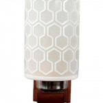 Foziq Brown & White Textured Wall Lamp