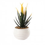 Set Of 3 Snake Plant Artificial Flowers and Plants With Pot