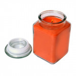 Orange Scented Glass Jar Aroma Candle