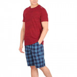 Mens 3 Pocket Checked Shorts