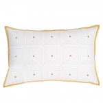 Set Of 2 White Pure Cotton Pillow Covers